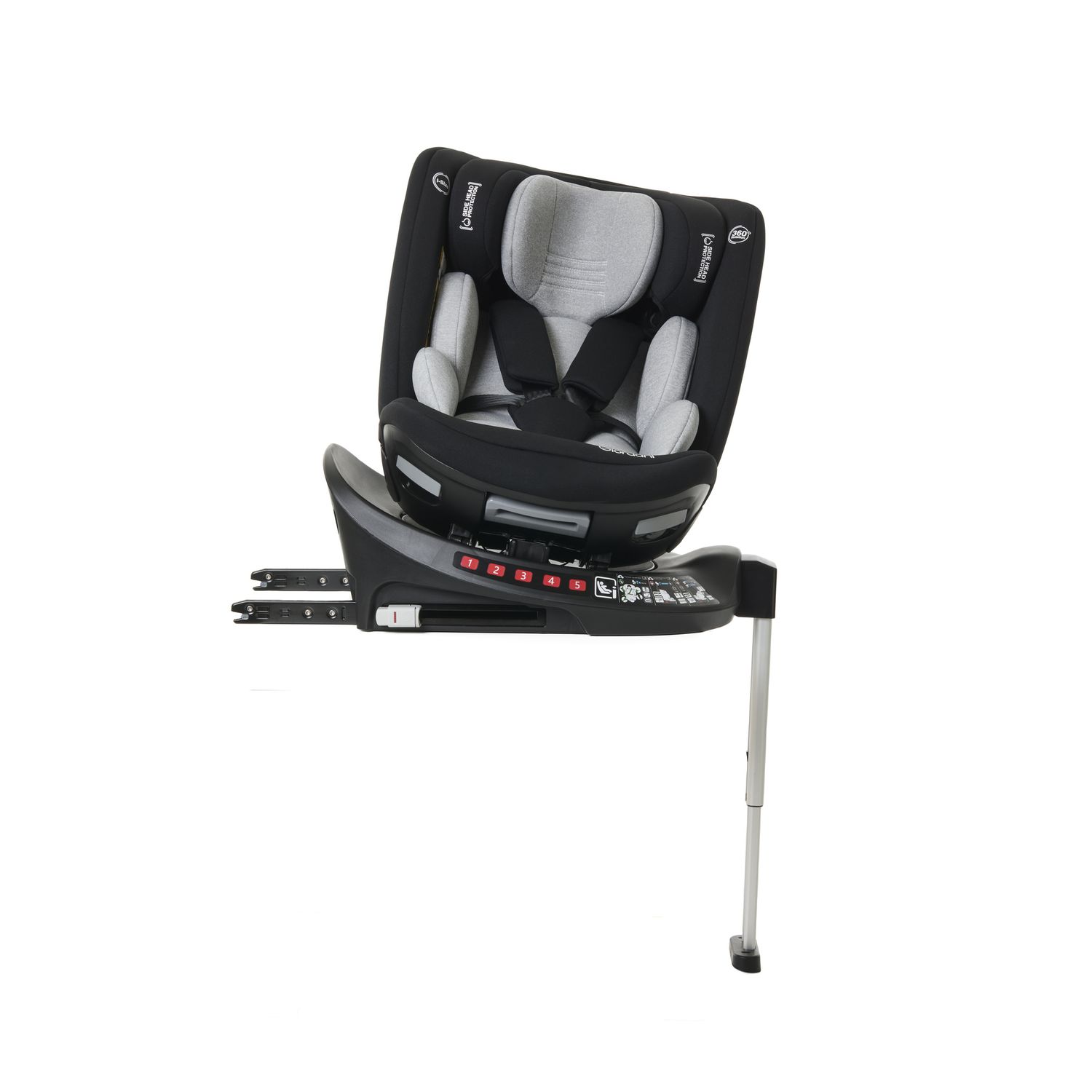 Seggiolino auto crono plus black e grey 40-150 cm- giordani - Giordani