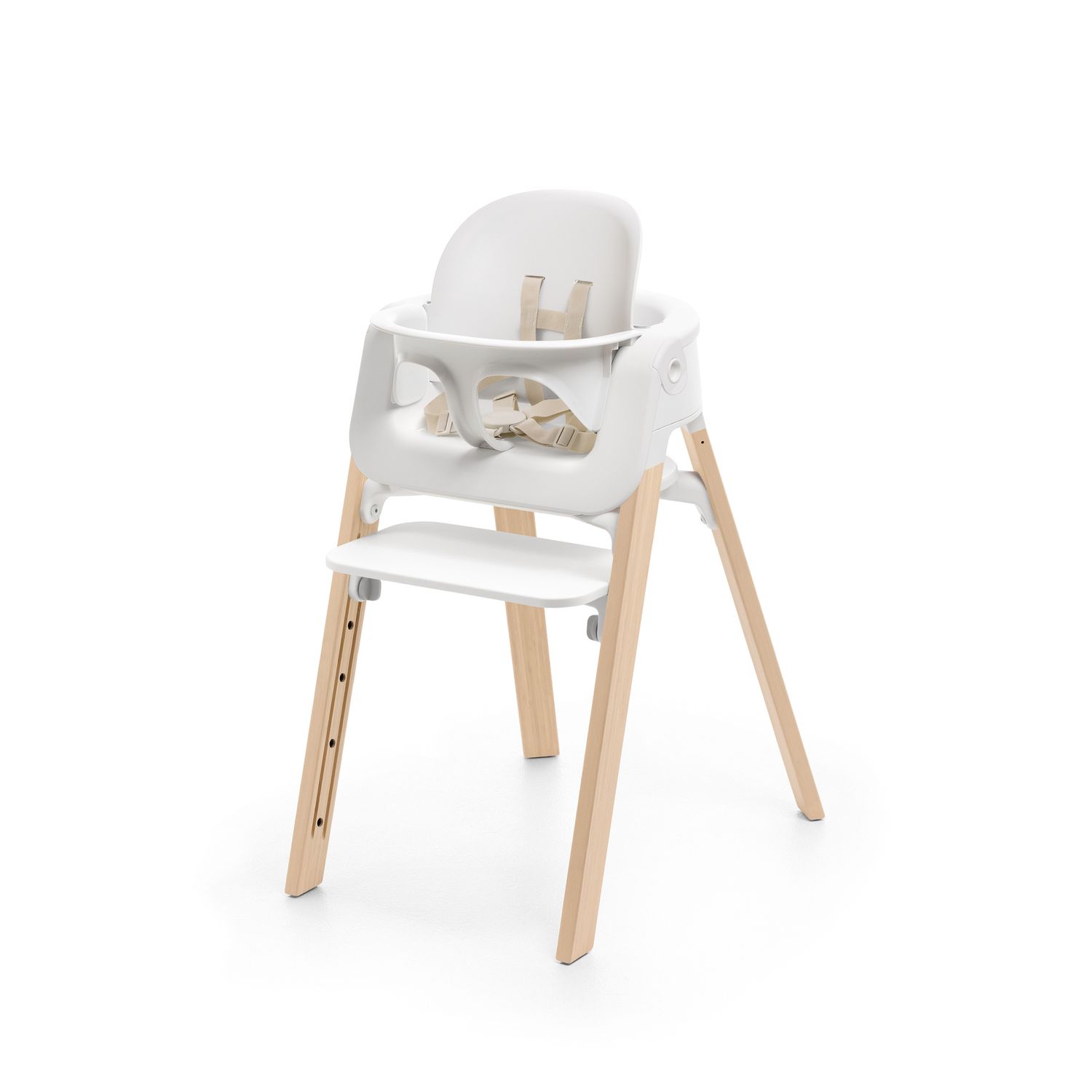 Seggiolone steps™ white natural- stokke - STOKKE