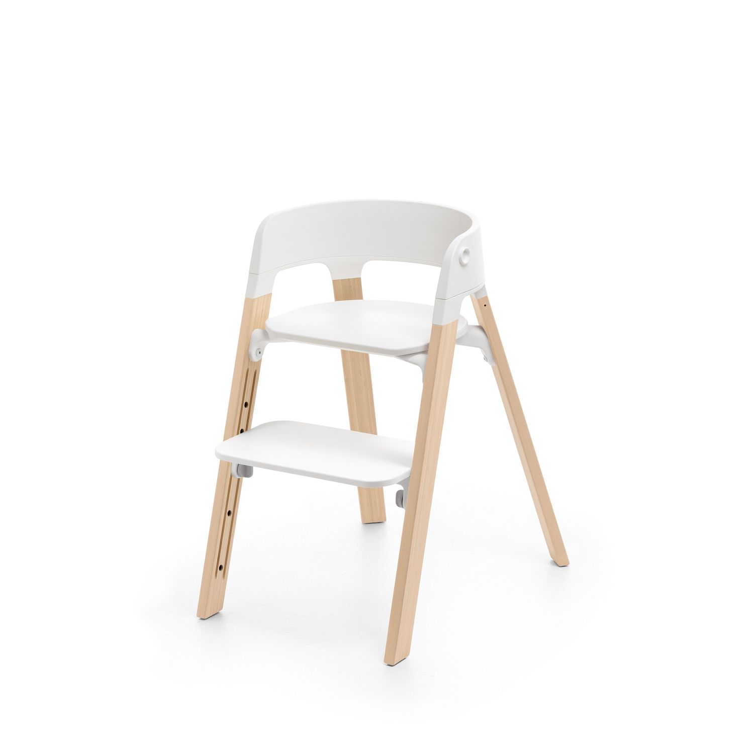 Seggiolone steps™ white natural- stokke - STOKKE