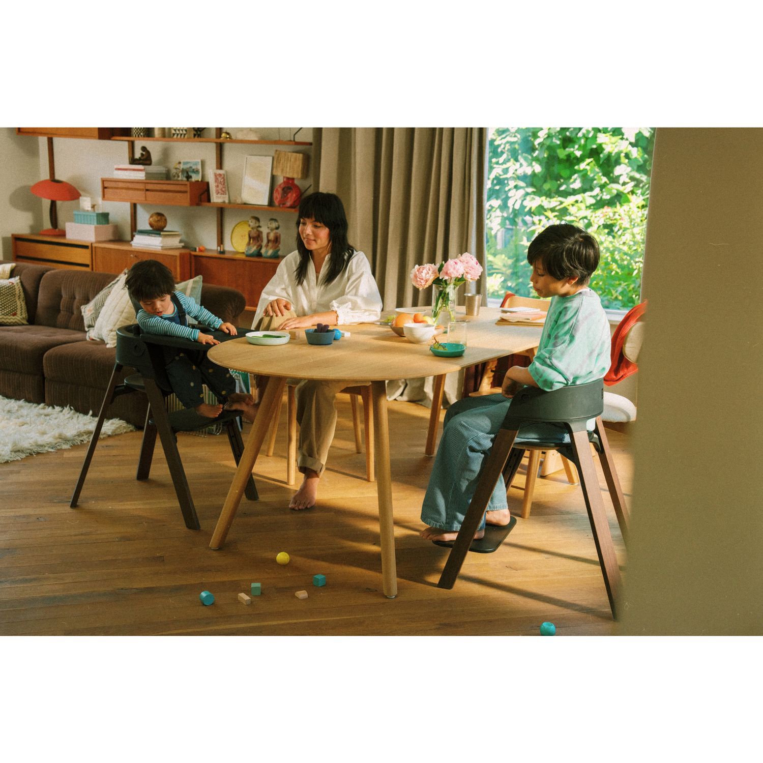 Seggiolone steps™ black warm brown- stokke - STOKKE