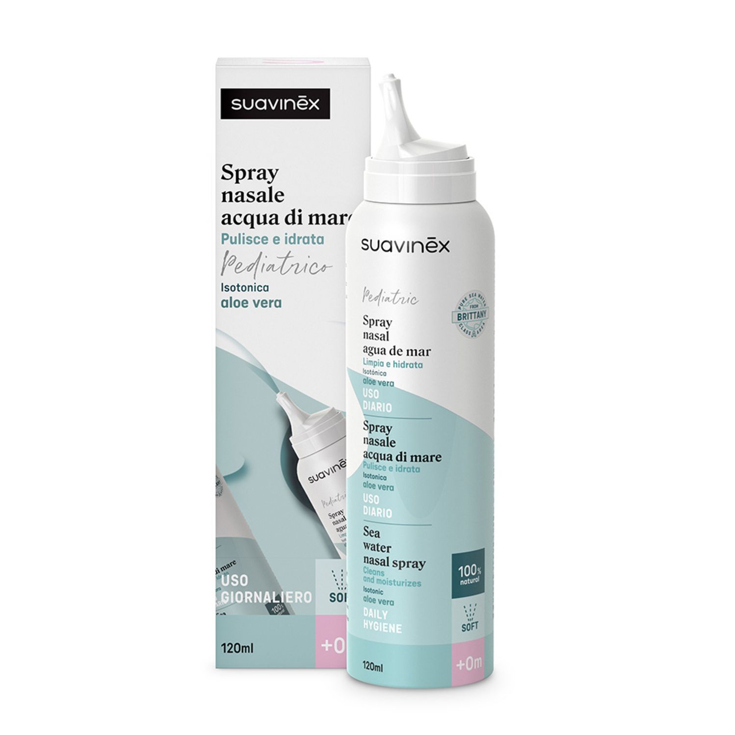 Spray nasale isotonico aloe +0m 120ml - suavinex - Suavinex