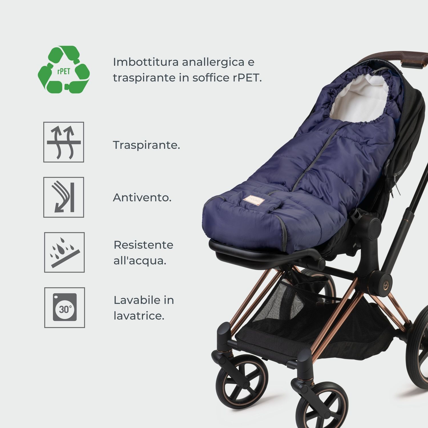 Nuvita junior essential - sacco universale per passeggino - Nuvita
