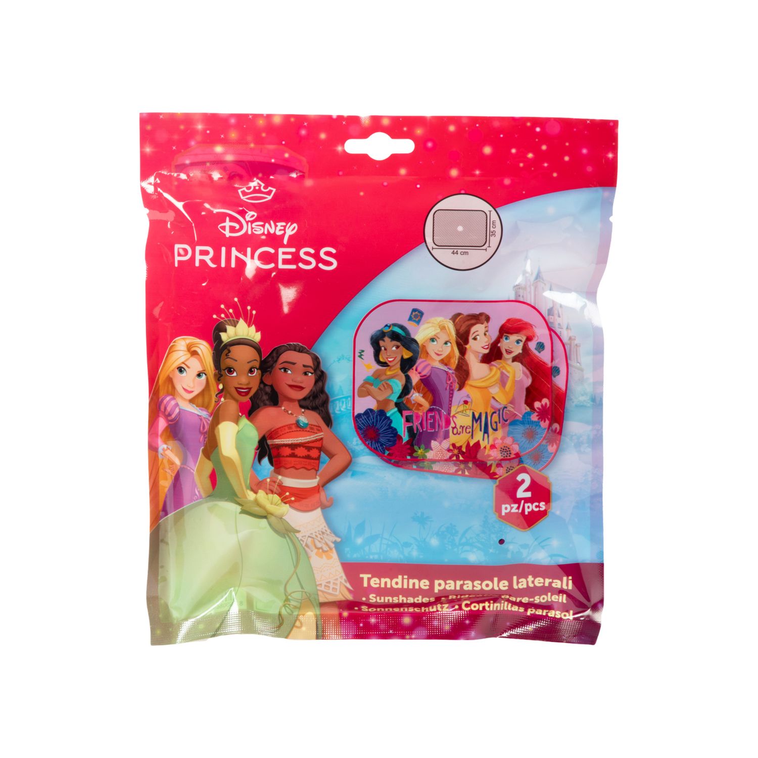 Coppia tendine laterali princess 44x35 cm - disney - Disney