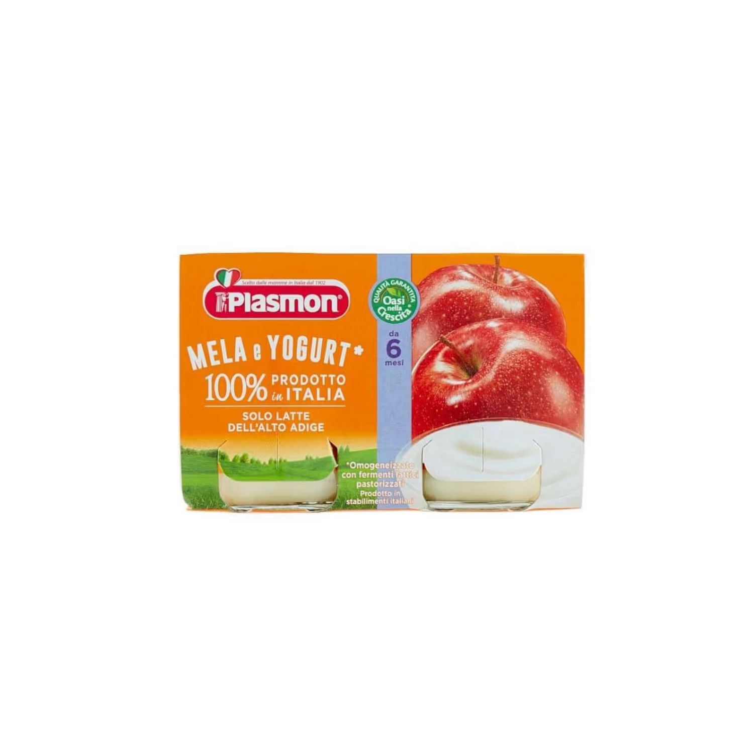 Omogeneizzato yogurt mela – 2x120g - plasmon - Plasmon