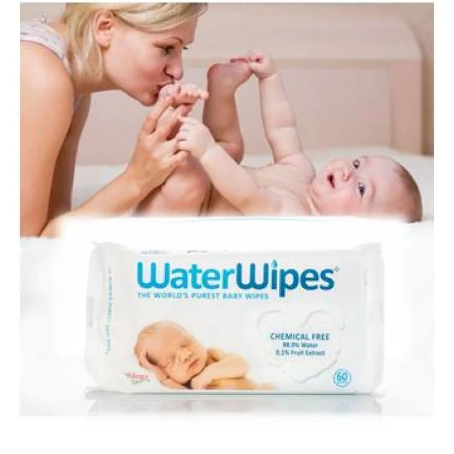 Salviette umidificate baby 99.9% acqua bio pack of 28 - water wipes - Water wipes
