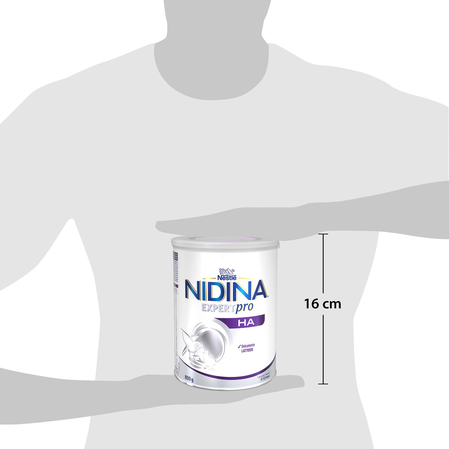 Nidina expertpro ha latte per lattanti polvere dalla nascita, latta 800g - nestle nidina - Nestlé Nidina